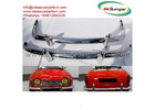 Triumph TR4 (1961-1965) bumpers by stainless steel new